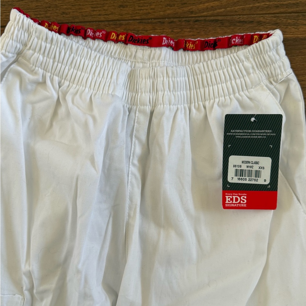 Dickies EDS Signature White cargo/Scrub Pants